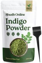 Pó de Índigo Shudh Online 200g Tinta Natural para Cabelo