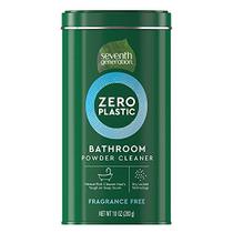 Pó de limpeza de banheiro de plástico zero da sétima geração, sem fragrância, sem perfume, 10 Oz