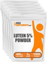 Pó de Luteína BulkSupplements 5kg Dose de 400mg Sem Glúten