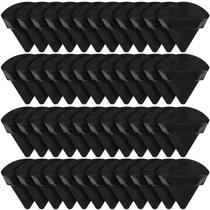Pó de maquiagem Puff Suclain Velour Triangle 48 unidades preto Pó de maquiagem Puff Suclain Velour Triangle 48 unidades preto