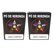 Pó de Mironga Abre Caminho Ritual Umbanda Macumba Exu Magia Simpatia Kit 2 Und