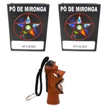 Pó de Mironga Aflição Original Ritual Macumba Umbanda Destruição Carranca Kit