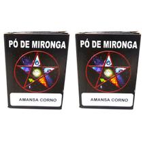 Pó de Mironga Amansa Corno Ritual Umbanda Macumba Exu Magia Simpatia Kit 2 Und Pó de Mironga Amansa Corno Ritual Umbanda Macumba Exu Magia Simpatia Kit 2 Und