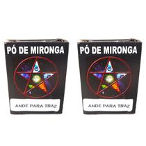 Pó de Mironga Ande Para Traz Ritual Umbanda Macumba Exu Magia Simpatia Kit 2 Und Pó de Mironga Ande Para Traz Ritual Umbanda Macumba Exu Magia Simpatia Kit 2 Und