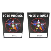 Pó de Mironga Briga Ritual Umbanda Macumba Exu Magia Simpatia Kit 2 Und