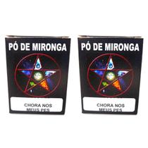 Pó de Mironga Chora Nos Meus Pés Ritual Umbanda Macumba Exu Magia Simpatia Kit 2 Und Pó de Mironga Chora Nos Meus Pés Ritual Umbanda Macumba Exu Magia Simpatia Kit 2 Und