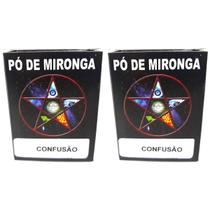 Pó de Mironga Confusão Ritual Casal Briga Separação Umbanda Macumba Exu Magia Simpatia Kit 2 Und