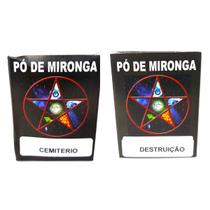 Pó De Mironga Destruição Cemitério Original Ritual Feitiço Casal Umbanda Encanto Kit