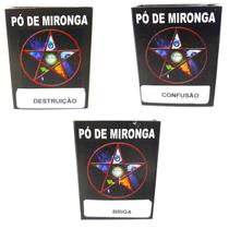 Pó de Mironga Destruição Confusão Briga Ritual Umbanda Macumba Exu Simpatia Kit