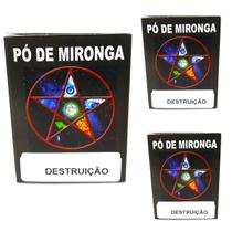 Po De Mironga Destruição Kit 3 Und Ritual Simpatia Magia - Pó de Mironga