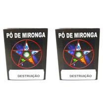 Pó De Mironga Destruição Original Ritual Umbanda Macumba Pesada Forte Quimbanda Casal Amor Kit 2 Und Pó De Mironga Destruição Original Ritual Umbanda Macumba Pesada Forte Quimbanda Casal Amor Kit 2 Und