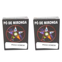 Pó de Mironga Pega Homem Original Ritual Atração Sedução Amor Umbanda Magia Feitiço Kit 2 Und