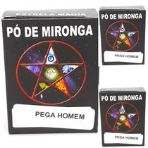 Po de Mironga Pega Homem Ritual Amarração Amorosa Atração Sedução Encanto Feitiço Casal Kit 3 Und