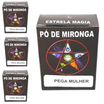Pó de Mironga Pega Mulher Ritual Umbanda Macumba Exu Magia Simpatia Kit 4 Und Pó de Mironga Pega Mulher Ritual Umbanda Macumba Exu Magia Simpatia Kit 4 Und