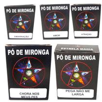 Pó De Mironga Ritual Amarração Amorosa Kit 5 Und Atração - Estrela Magia