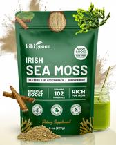 Pó de musgo marinho KIKI Green Irish 250 ml com bardana Bladderwrack Pó de musgo marinho KIKI Green Irish 250 ml com bardana Bladderwrack