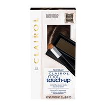 Pó de ocultação de cabelo Clairol Root Touch-Up Castanho escuro