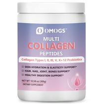 Pó de Peptídeos de Colágeno OMOGS 300 g com Prebióticos Pó de Peptídeos de Colágeno OMOGS 300 g com Prebióticos