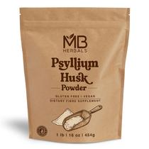 Pó de Psyllium Husk MB Herbals 454 g Vegano Sem Glúten Pó de Psyllium Husk MB Herbals 454 g Vegano Sem Glúten