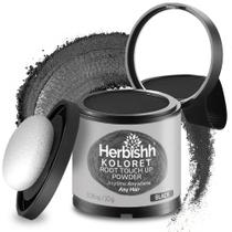 Pó de retoque de raiz Herbishh Koloret Natural Preto 10g