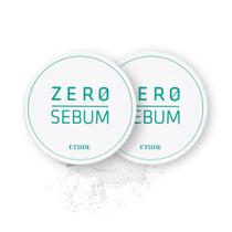Pó de secagem de sebo Duo Set ETUDE Zero 4g x 2, leve