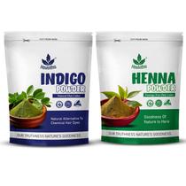 Pó de Tinta para Cabelo Havintha Indigo & Henna 200g+200g