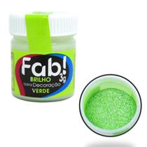 Po Decoracao Fab Glitter 5g Verde