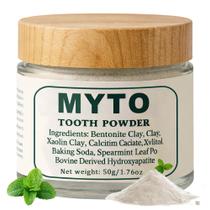 Pó Dental Aultink Myto 50 g Sem Flúor Sabor Menta
