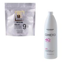 Pó Descolorante 9 Tons Alfaparf 400G Com Ox 40V Litro