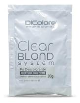 Pó Descolorante Branco Clear Blond Systen 9 Tons DiColore 30g