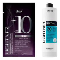 Pó descolorante cless rápido lightner 50g +agua ox 20v 100ml Pó descolorante cless rápido lightner 50g +agua ox 20v 100ml