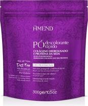 Pó descolorante colágeno e proteína da seda amend 300g