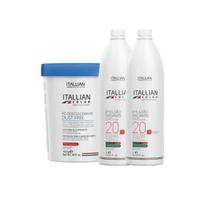 Pó Descolorante Dust Free 400g + 02 Oxidante 20 Volume Itallian Color - Itallian Hairtech
