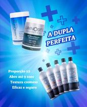 Pó descolorante Dust Free + Loção Reveladora Premium Luminosittà Pó descolorante Dust Free + Loção Reveladora Premium Luminosittà