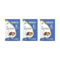 Po Descolorante Marcia Oleo Argan 20G - Kit Com 3Un