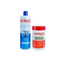 Pó Descolorante + Ox 30 Volumes Infinity Looks Hair