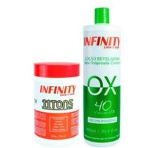 Pó Descolorante + Ox 40 Volumes Infinity Looks Hair-..