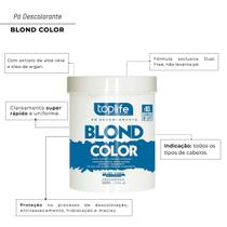 Pó Descolorante Platinum Blue Toplife 500g