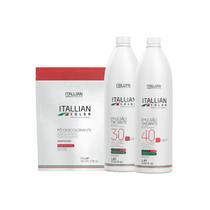 Pó Descolorante Pounch 600g + 02 Oxidante 30 + 40 Volumes Itallian Color - Itallian Hairtech