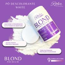 Pó descolorante rofer blond premium white 500g Pó descolorante rofer blond premium white 500g