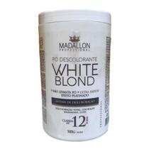 Pó Descolorante White Blond 12 Tons Madallon 500g (Branco) Pó Descolorante White Blond 12 Tons Madallon 500g (Branco)