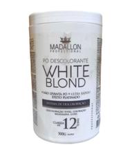 Pó Descolorante White Blond Madallon 500g (12 Tons)