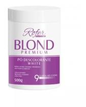 Pó Descolorante White Rofer Blond Premium 500g
