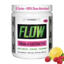 Pó eletrolítico PhysiVantage Flow BCAAs Keto 40 porções