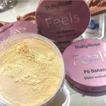 Pó facial Banana Ruby Rose Feels Maquiagem pó Solto