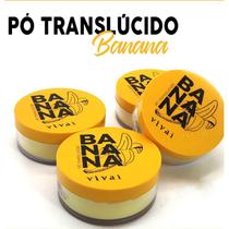 Pó Facial Banana Translucido Vivai Base De Maquiagem Pó Solto Tom Incolor 13g