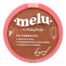 Pó Facial Compacto Melu - Ruby Rose Acabamento Avelulado E160