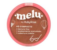 Pó Facial Compacto Melu - Ruby Rose Acabamento Avelulado