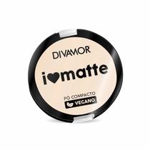 Pó Facial Compacto Micronizado e Aveludado Matte Divamor Tom:5 - Claro Pó Facial Compacto Micronizado e Aveludado Matte Divamor Tom:5 - Claro