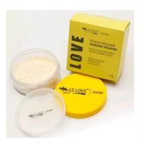 Pó Facial Finalizador De Maquiagem Banana Vegano 12g Max Love